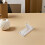 2pcs heavy duty adhesive flag pole mount bracket for outdoor white 5