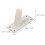 2pcs heavy duty adhesive flag pole mount bracket for outdoor white 3