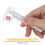 80mm Mini Plastic Vernier Caliper Button Size Gauge Tool 8