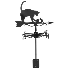 Masteelf Cat Weather Vanes Roof Mount Decorations Weathervane