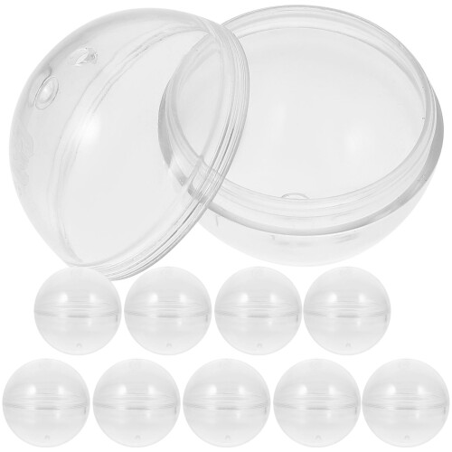 10pcs refillable round ball capsules for vending machine storage 1