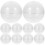 10pcs refillable round ball capsules for vending machine storage 9