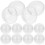 10pcs refillable round ball capsules for vending machine storage 10