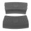 2 Pcs Pot Handle Protective Covers Silicone Clips Parts Grey 8