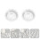 120pcs Eyelash Extension Glue Holders Self-Adhesive Cups 11