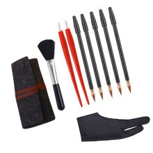 10 pcs dual tip scratch painting stylus paper