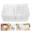 100pcs transparent quail egg boxes containers holders 4