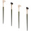 4 pcs angled nose contour brush for highlighting and blending 1