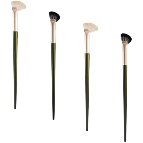 4 pcs angled nose contour brush for highlighting and blending
