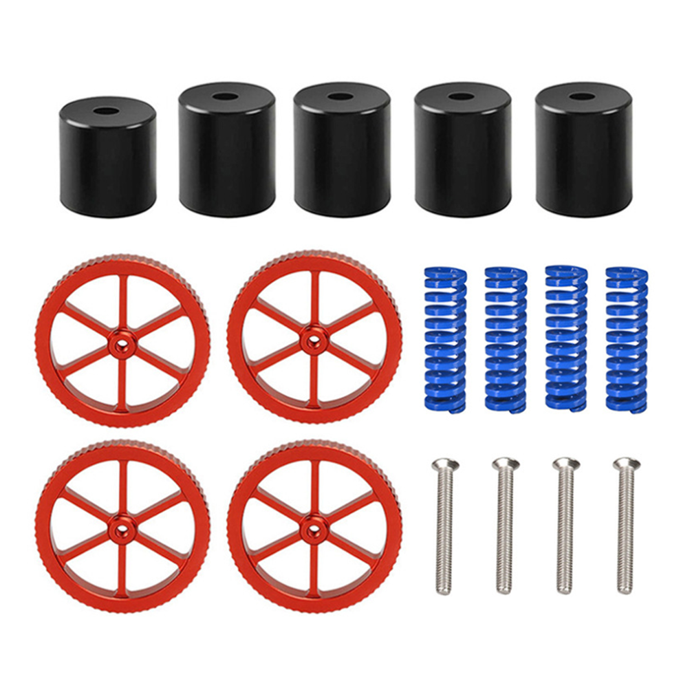 Silicone Leveling Set With Nuts Screws Springs For 3D Printer Bed 3253931208176