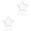 20 pcs clear plastic refillable star ball ornaments for christmas tree 5