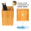 bamboo cutlery organizer holder for chopsticks and tableware storage 4