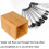 bamboo cutlery organizer holder for chopsticks and tableware storage 3