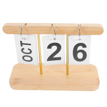 Perpetual Daily Flip Calendar for Desk Office Home Use