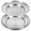 stainless steel double layer seafood tray for party appetizer display 1