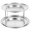 stainless steel double layer seafood tray for party appetizer display 10