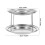 stainless steel double layer seafood tray for party appetizer display 2