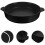 round ceramic baking dish with double handles for roasting and baking 11