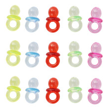 50 pcs mixed acrylic baby pacifiers for party table decorations