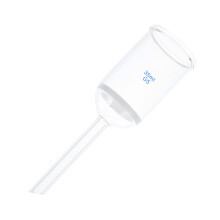 acid resistant glass filtering funnel with sand core for experiments