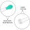 3pcs silicone ear cleaner spoon tips reusable for easy comfortable cleaning 8
