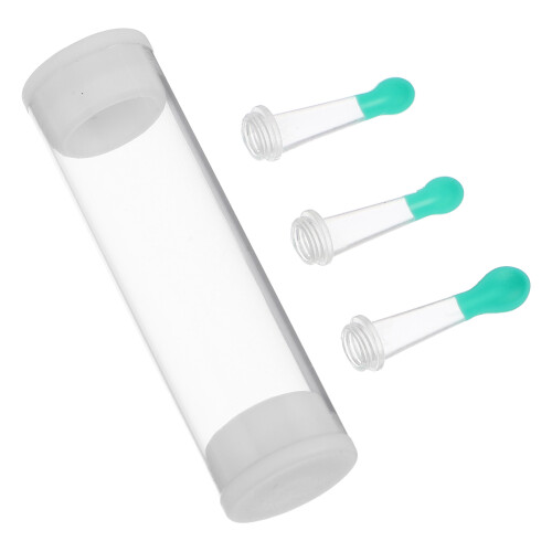3pcs silicone ear cleaner spoon tips reusable for easy comfortable cleaning