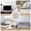 Minimalist Cement Incense Holder Aromatherapy Ash Container 8