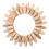 wall hanging mirror with wooden frame for bathroom decor 1