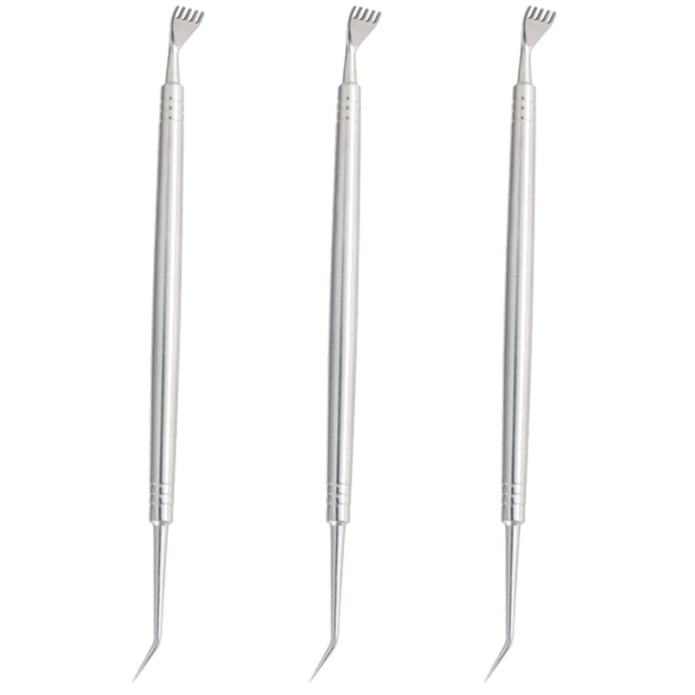 Ohphcall 3Pcs Eyelash Separator Tool Metal Lashing Lifting