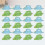 100pcs dinosaur shaped candy boxes assorted color storage container 9