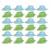 100pcs dinosaur shaped candy boxes assorted color storage container 6