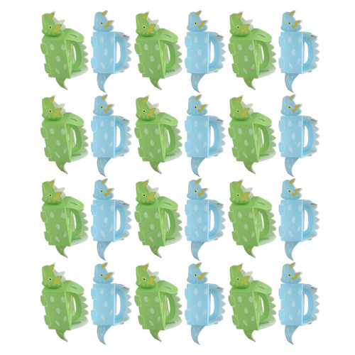 100pcs dinosaur shaped candy boxes assorted color storage container