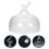 clear glass cake display dome for dessert decoration 4