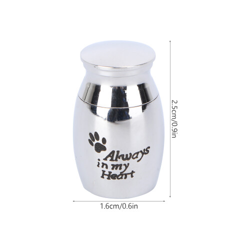 1 Set Ceramic Pet Cremation Urn for Ashes Storage 1