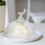 clear glass cake display dome for dessert decoration 9