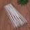 200pcs transparent cocktail stirring sticks with round head 10