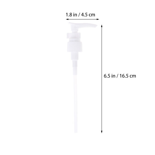 15pcs PP Pump Heads for Cream Bottles R24 White 2