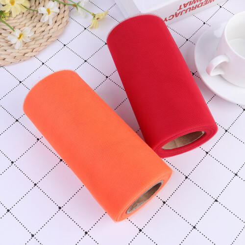 5pcs Yarn Tulle Netting Rolls Polyester Fabric for DIY Crafts 2