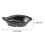 5pcs sauce bowls black imitation ceramic condiment plates 2