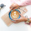 agate stone coaster round geometric heat insulation mug pad 6