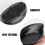 5pcs sauce bowls black imitation ceramic condiment plates 10