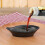 5pcs sauce bowls black imitation ceramic condiment plates 3