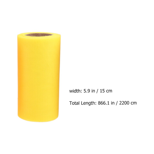 5pcs Yarn Tulle Netting Rolls Polyester Fabric for DIY Crafts 1