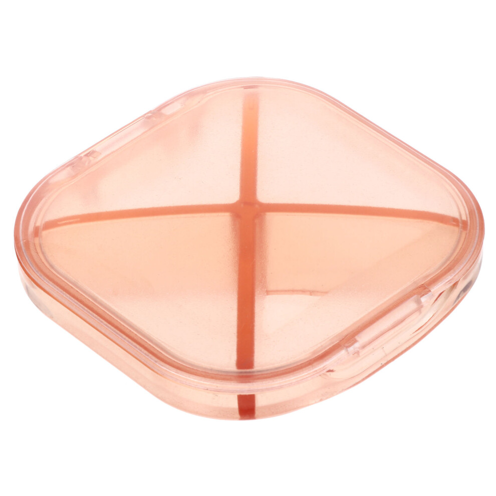 Ohphcall 2Pcs Plastic Pill Organizer Medicine Storage Container