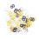 1200pcs Number 60 Sequins Confetti Party Decoration 8