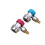 2pcs r134a ac quick coupler adapter for car air conditioning blue red 7