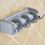 Wall Mounted Mop Broom Holder 3 Position 4 Hooks Storage 9