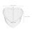 100 pcs 50ml pp plastic heart shaped spice containers with lid 2