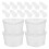 100 pcs 50ml pp plastic heart shaped spice containers with lid 1