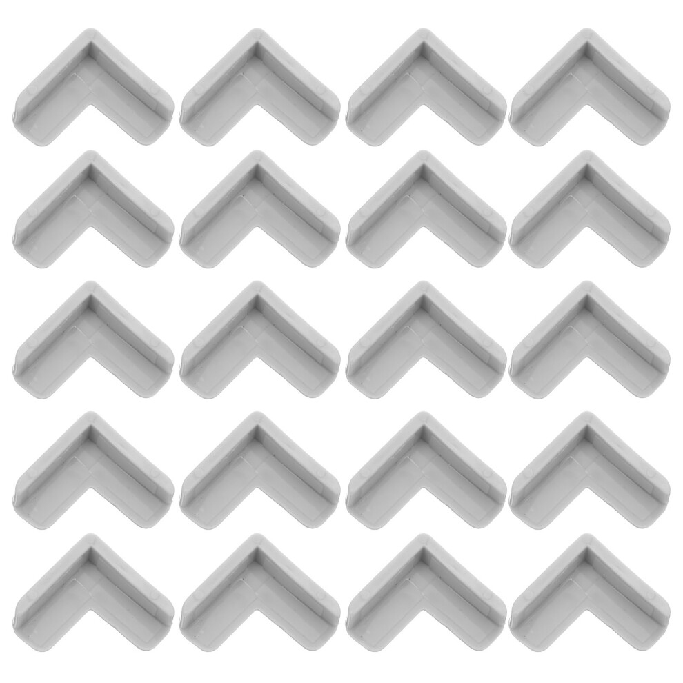 20Pcs Kid Safe Silicone Corner Protectors For Tea Table Desktop Grey Ohphcall
